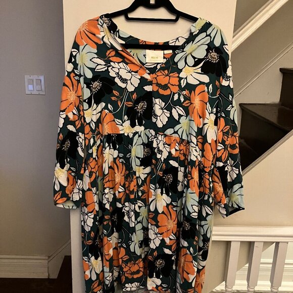 Maeve Floral Babydoll Dress - Picture 2 of 10